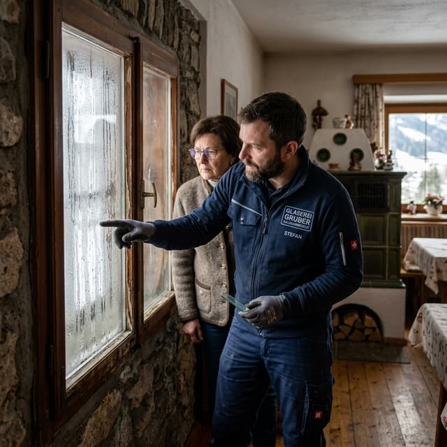 Kondenswasser im Fenster: Beratung zum Tausch blinder Isolierglasscheiben