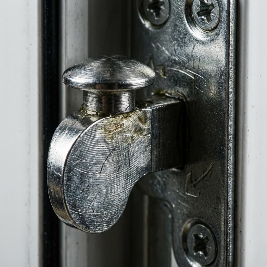 Detailaufnahme: Pilzkopfzapfen für maximalen Einbruchschutz