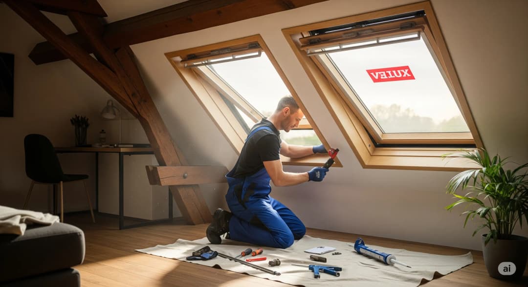 Dichtungstausch bei Velux Dachfenstern